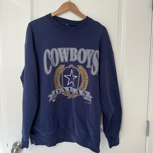 Vintage Cowboys Navy Blue Men's Sweater